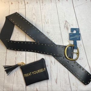 Big Brass Buckle Stretch belt